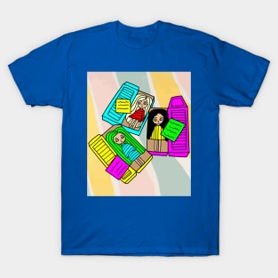 Colorful Retro Doll T-Shirt